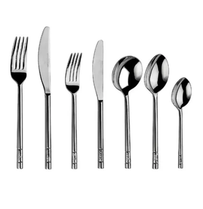 ชุดช้อนส้อมมีดชีสและเครื่องใช้บนโต๊ะอาหารทำจากสเตนเลสสตีลสำหรับงานแต่งงานแบบหลายโอกาสราคาต่ำ - Product Image 1