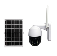 Kamera Keamanan PTZ Tenaga Surya 4K HD 4G WiFi Pelacakan Otomatis Penglihatan Malam Berwarna Penuh Audio Dua Arah Daya Rendah Tahan Air Luar Ruangan