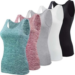 Débardeurs pour femmes Vente en gros Personnalisé OEM Vêtements de sport décontractés d'été Débardeurs d'entraînement pour femmes Sans manches Grande taille Coton/Fibre de bambou - Product Image 6