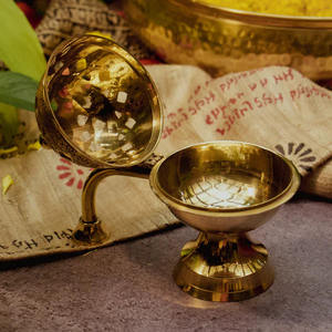 Style antique Bakhoor Loban brûleur bureau chambre à coucher maison comprend cire métal brûleur d'encens Vintage arabe brûleur d'encens encens - Product Image 3