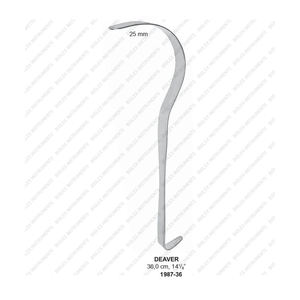 Nueva llegada reutilizable 100% de alta calidad de acero inoxidable conjunto quirúrgico Deaver Retractor instrumentos de Cirugía Maxilofacial - Product Image 3