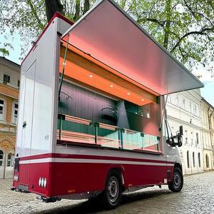 Camiones de Comida Móviles de Aluminio y Fibra de Vidrio Personalizados al por Mayor con Cocina Completa para Comida Rápida y Pizza - Product Image 5