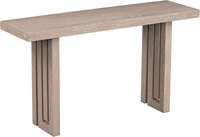 Table console contemporaine de luxe en fer et verre SWT pour hôtel, appartement, salon, décoration intérieure