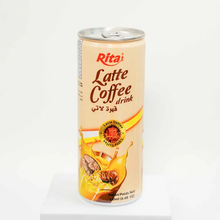 サプライヤーRITAラテコーヒードリンクLacstose無料工場価格100% カスタマイズコーヒーロブスタアラビカコーヒードリンクOEM BRC HALAL