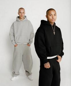 Chándal de algodón con estampado de gran tamaño gráfico Vintage para hombre, camisetas de talla grande, ropa de calle, estilo estampado en blanco, peso pesado - Product Image 1