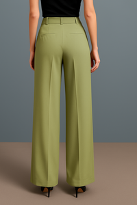 Vente en gros fournisseur OEM usine du Vietnam pantalons pour femmes de haute qualité coupe confortable conception à la mode tissu doux quotidien décontracté - Product Image 2