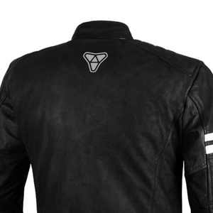 New High Quality Breathable Winter Motorbike Leather Jackets with Full Sleeve and Customizable Options for Men - Product Image 5