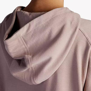 Sudadera islámica con cordón y bolsillo de canguro para mujer, sudaderas con capucha y hombros caídos con logotipo personalizado de alta calidad a precios asequibles para mujer - Product Image 2