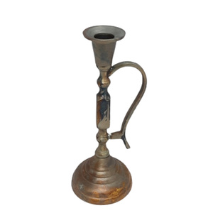 Christmas Decoration Aluminum <b>Candle</b> Stand With Handle Nickel Plating Set Of 6 Standard Size Silver Colour <b>Candle</b> Holders - Product Image 4