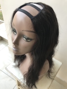 Raw Malaysian Hot Products 22" Natural Wavy <b>U</b> <b>Part</b> <b>Wig</b> Single Donor Wholesales Remy Cuticle Aligned Virgin Human Hair Extensions - Product Image 2