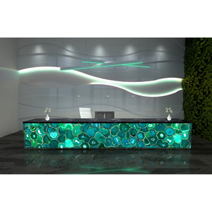 Custom Kitchen and <b>Bathroom</b> <b>Vanity</b> Tops Calacatta Quartz Natural Stone Countertops Carrara Calacata Hotel Project Prefab Cut - Product Image 1