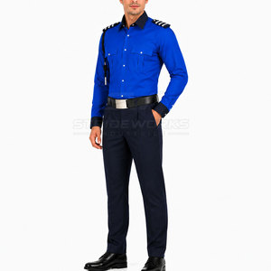 Ensemble d'uniformes de sécurité pour hommes de haute qualité, tenue professionnelle en polyester/coton, matériau durable pour les événements - Product Image 6