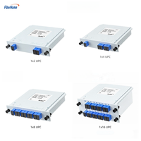 Diskon besar LGX SC APC UPC PLC kotak serat optik Mode tunggal FTTH pemisah optik kaset optimal untuk aplikasi FTTH