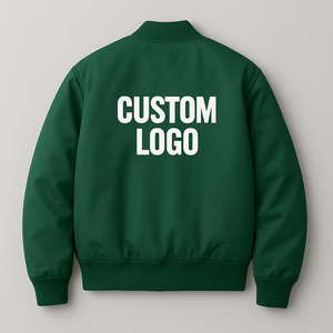 Blouson d'aviateur personnalisé pour hommes et femmes Blouson d'aviateur streetwear de haute qualité avec impression brodée Fabricant de vestes en gros OEM - Product Image 2