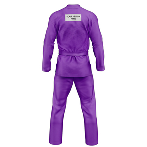 ชุดยูโด/ยิวยิตสู แบบยูนิเซ็กซ์ สกรีนโลโก้ได้ตามต้องการ ชุดออกกำลังกายสำหรับผู้ใหญ่ ชุดกิโมโนฝึกซ้อมยิวยิตสู พร้อมโลโก้ สำหรับศิลปะการต่อสู้ - Product Image 3