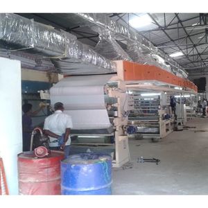 Máquina de Recubrimiento de Cinta BOPP Eléctrica Eficiente de 42 Pulgadas, Impresión de Dos Colores, Guía de Cinta de 120 Pies, Cuatro Sistemas de Aire Caliente, 3 Motores - Product Image 3