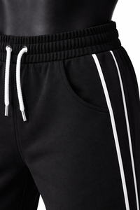 Conjunto Deportivo Personalizado para Hombre, Chaqueta con Cremallera y Pantalones Jogger, Mezcla de Algodón y Poliéster, OEM ODM, para Gimnasio, Entrenamiento, Casual - Product Image 4