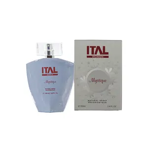 Ital 여성 100 Ml Mystique 천연 여성 향수 신비 천연 스프레이 증기 100 ml 개인 관리 여성 향수