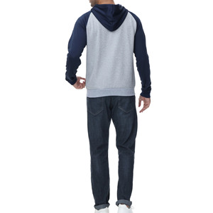 Sudadera con Capucha de Alta Calidad para Hombre, con Cierre, Bordado Personalizado, Forro Polar Térmico para Invierno, Estilo Urbano, Diseño Sólido, Básico, Mezcla de Algodón - Product Image 4