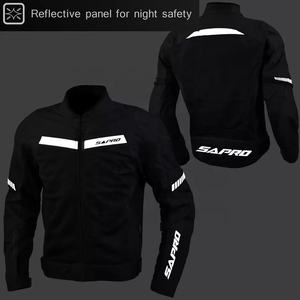 Motorbike <b>Summer</b> <b>Jacket</b> <b>for</b> Men with Breathable Mesh Panels CE Approved Armor Detachable Waterproof Lining - Product Image 5