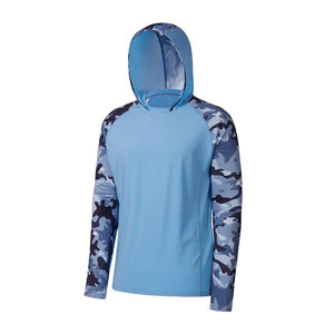 Moda 2025, Jersey de pesca de manga larga para hombre, sudaderas con capucha de verano de secado rápido transpirables, características transpirables de secado rápido, sublimación DTF - Product Image 1