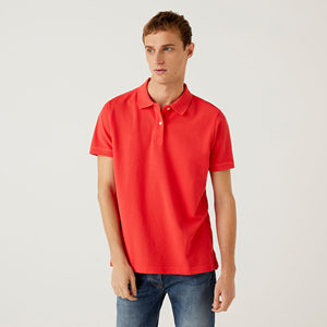 Vêtements en gros, usine de vêtements, polos pour hommes en coton 100% respirant, broderie personnalisée unie, haute qualité - Product Image 2