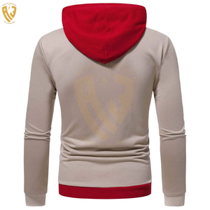 Vente en gros de sweat à capuche 100% coton pour homme personnalisé polaire d'hiver lourd avec motif solide et doublure épaisse teinte unie pour l'hiver - Product Image 3
