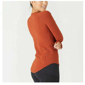 เสื้อกีฬาแขนยาวสำหรับผู้หญิง, เสื้อกีฬาแขนยาวเสื้อทางการแพทย์ออกแบบโลโก้ได้ตามต้องการ - Product Image 2