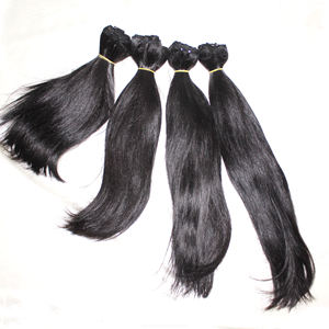 Lots de Cheveux Vietnamiens Pas Chers 100% Cheveux Humains Vierges Couleur Naturelle Cuticules Alignées 100g Emballage Personnalisé - Product Image 1