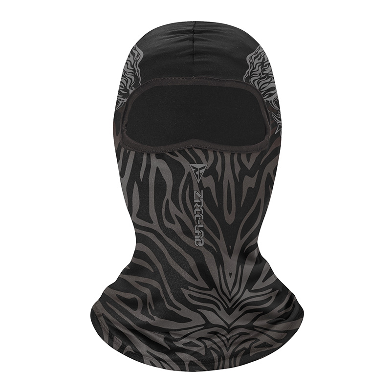 159Cagoule dragon noir