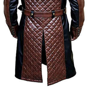 Manteau en cuir pour hommes de la mode Manteau en cuir respirant de couleur unie à bas prix Fabriqué au Pakistan - Product Image 6