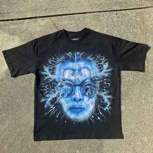 Haute qualité poids lourd DTG imprimé Anime pierre lavé à l'acide t-shirt Vintage graphique coton personnalisé hommes T-shirts - Product Image 2