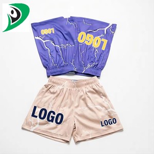 Pantalones Cortos Deportivos de Malla Elástica para Hombre, con Logotipo Personalizado de Alta Calidad, Talla XS, Venta al Por Mayor, Sublimación para Baloncesto y Gimnasio - Product Image 1