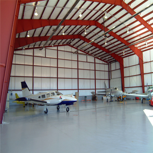 Hangar d'avion en acier de conception moderne certifié CE & ISO pour utilisation en atelier industriel - Product Image 5