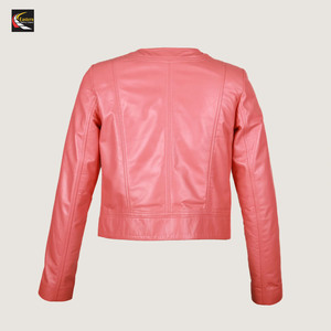 Chaquetas de cuero para mujer a la moda, venta al por mayor, ropa de abrigo elegante y barata - Product Image 4
