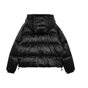 Veste en duvet à capuche personnalisée de créateur vintage pour femmes pour les sports d'hiver et le divertissement veste de sport d'hiver brillante - Product Image 2