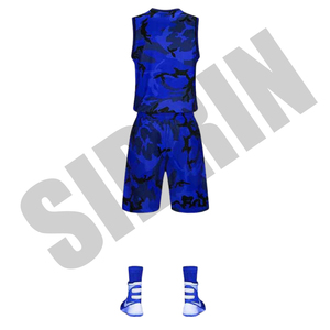 ชุดยูนิฟอร์มบาสเก็ตบอลแบบสั่งพิมพ์ลายพิเศษสำหรับผู้ใหญ่  สำหรับสโมสรกีฬา  ไซส์ใหญ่  ระบายอากาศได้ดี  แห้งเร็ว  ผลิตจากโพลีเอสเตอร์ - Product Image 3