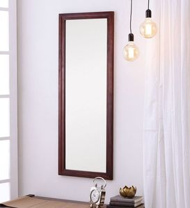 Classic wooden wall <b>mirror</b> <b>frame</b> with decorative accents and durable polished finished for elegant and timeless decor - Product Image 4