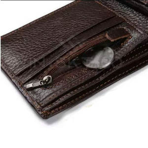 Portefeuilles en cuir pour hommes, design personnalisé en gros, ouverts, courts, écologiques, couleur unie, haute qualité, personnalisables - Product Image 5