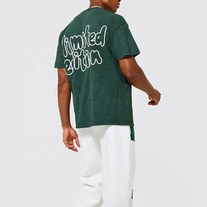 2025 mejor diseño OEM servicio tejido algodón/fibra de bambú cuello redondo manga corta hombres camisetas Pakistán fabricante - Product Image 2