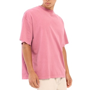 เสื้อยืดคอกลมสีตามสั่ง ทรงปกติ สำหรับฤดูร้อน แขนสั้น บริการ OEM ผ้าหนา 250 กรัม ผ้าไหม/ผ้าฝ้าย ระบายอากาศได้ดี แห้งเร็ว ผ้าแคนวาส - Product Image 2