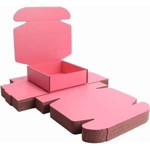 Biodegradable <b>Pink</b> Corrugated carton box | Eco-Friendly Packaging for Shipping, Storage & E-commerce - Product Image 5