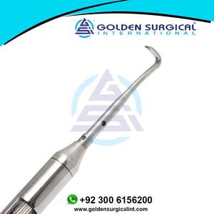 Ensemble de pistolets à couronne manuelle endodontique Instruments chirurgicaux en acier inoxydable avec 3 embouts de travail Outils dentaires à une main - Product Image 2