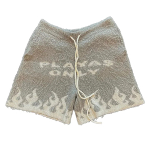Pantalones cortos de mohair de alta calidad para hombre, ropa deportiva, pantalones cortos de mohair, pantalones cortos de mohair con estampado de pantalla de punto para hombre, venta al por mayor, personalizados - Product Image 3