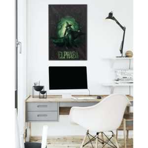 Póster moderno de Wicked 2 con diseño de Elphaba Glow para decoración de pared - Product Image 2