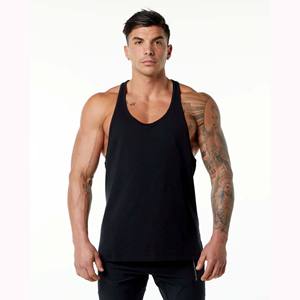 Débardeurs pour hommes à prix compétitif, vêtements de sport et de fitness, 100 % coton, écologiques, séchage rapide, respirants, faible MOQ, quantité en gros - Product Image 1