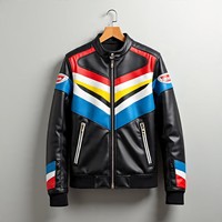 Veste en cuir blindée pour hommes | CE Pads épaules/coudes/dos | Vêtements de moto en gros