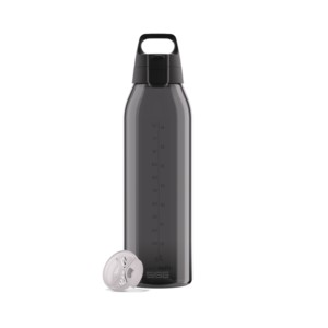 Bouteille d'eau en plastique sans BPA de 0,75 L avec couvercle et bouchon push-pull - Design Baies pour le camping et les activités de plein air - Product Image 1