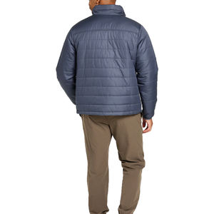 Veste à logo personnalisé pour hommes Manteau résistant à l'eau à capuche de haute qualité Vestes gonflées chauffantes légères et coupe-vent compressibles - Product Image 3