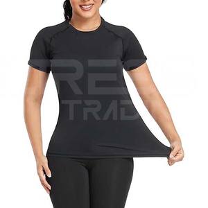 High Quality Women's <b>Yoga</b> <b>Tops</b> Premium Designer Styles with Quick Dry Breathable & Round Neck Features Cheap Wholesale - Product Image 4